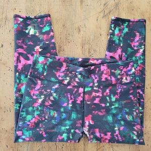 Fabletics multicolor cropped leggings some M